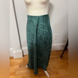 a new day Green Patterned Maxi Skirt